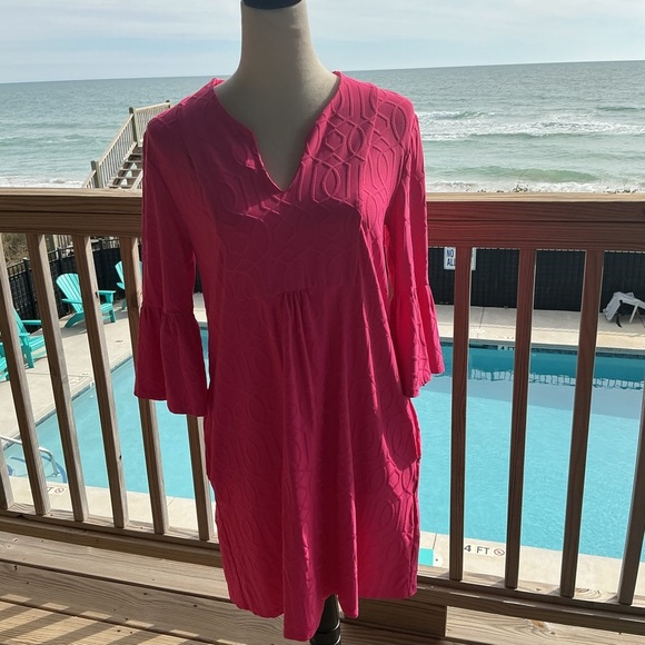 Jude Connally Bright Pink Kerry Dress - Picture 8 of 13